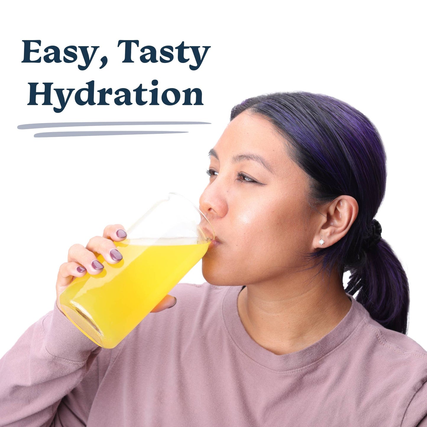 Hydration Tablets: Natural ORANGE Electrolytes +Display