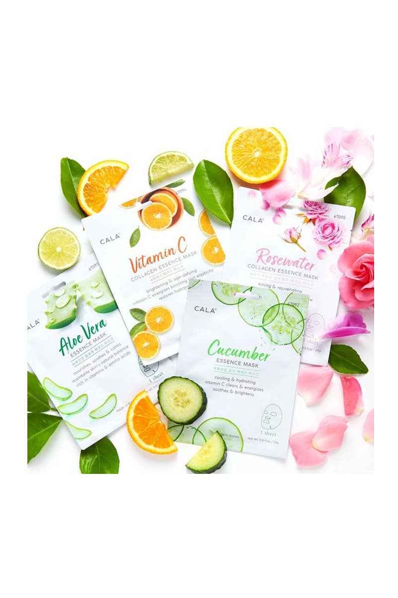 CALA 67094 Essence Facial Mask Sheet Vitamin C - 12pcs