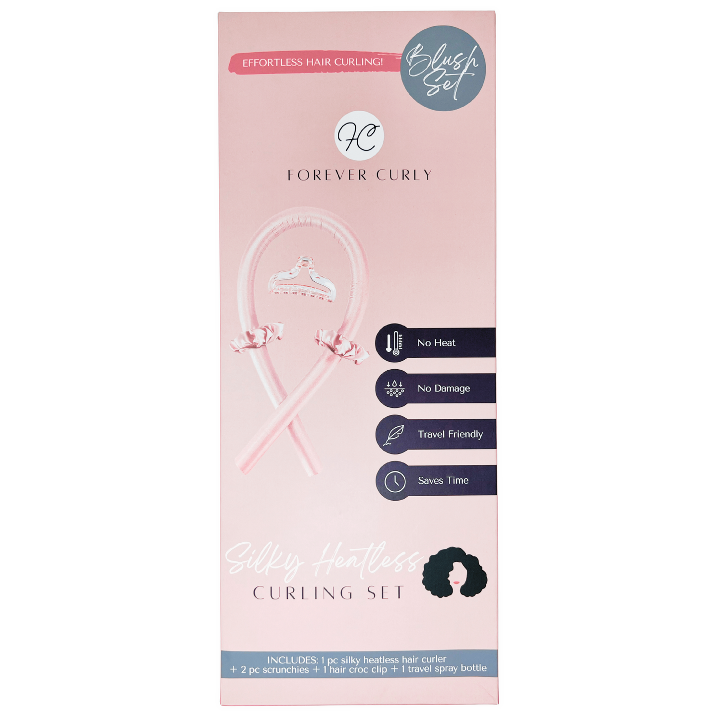 FOREVER CURLY Heatless Curling Set