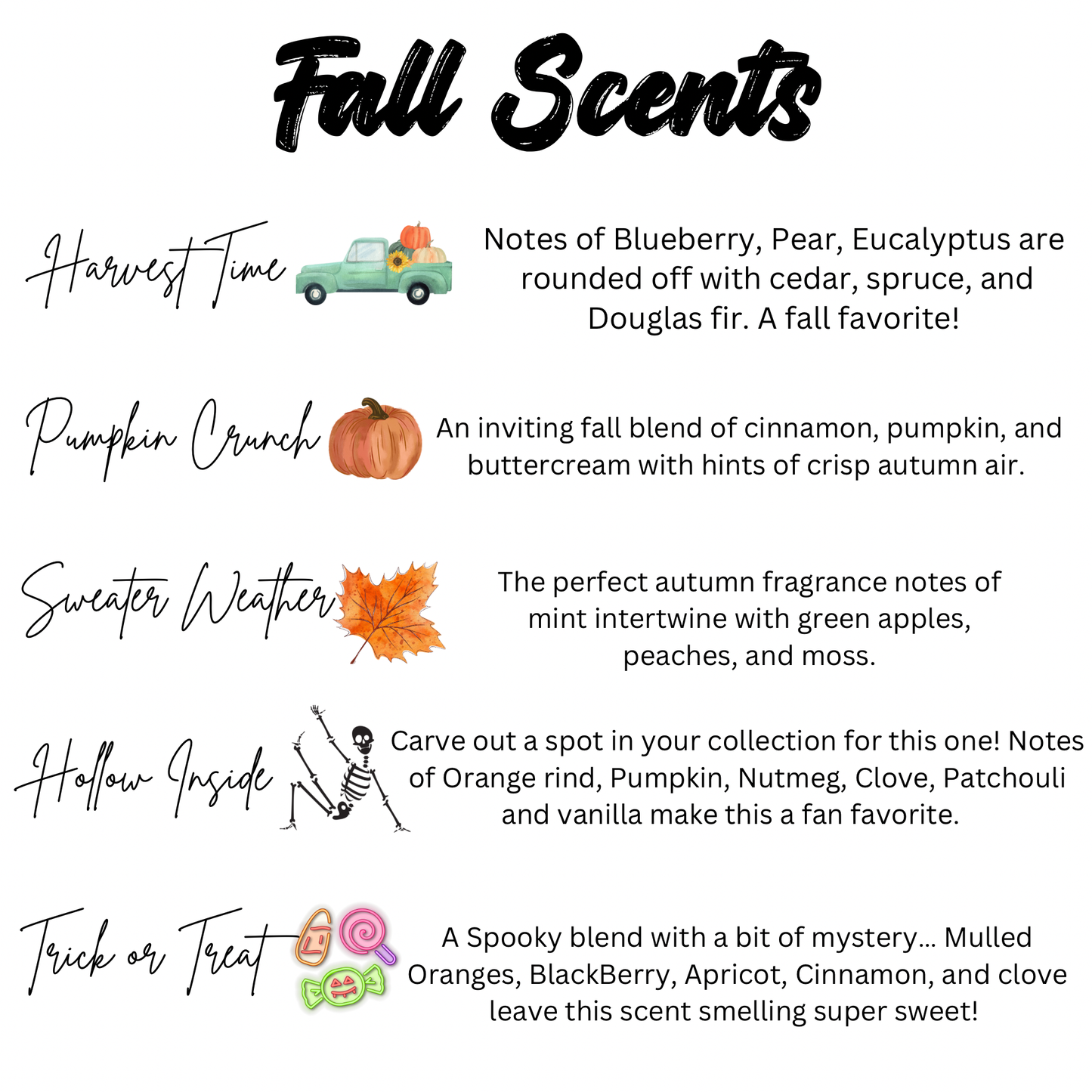 New!! FALL Scent Car Diffusers