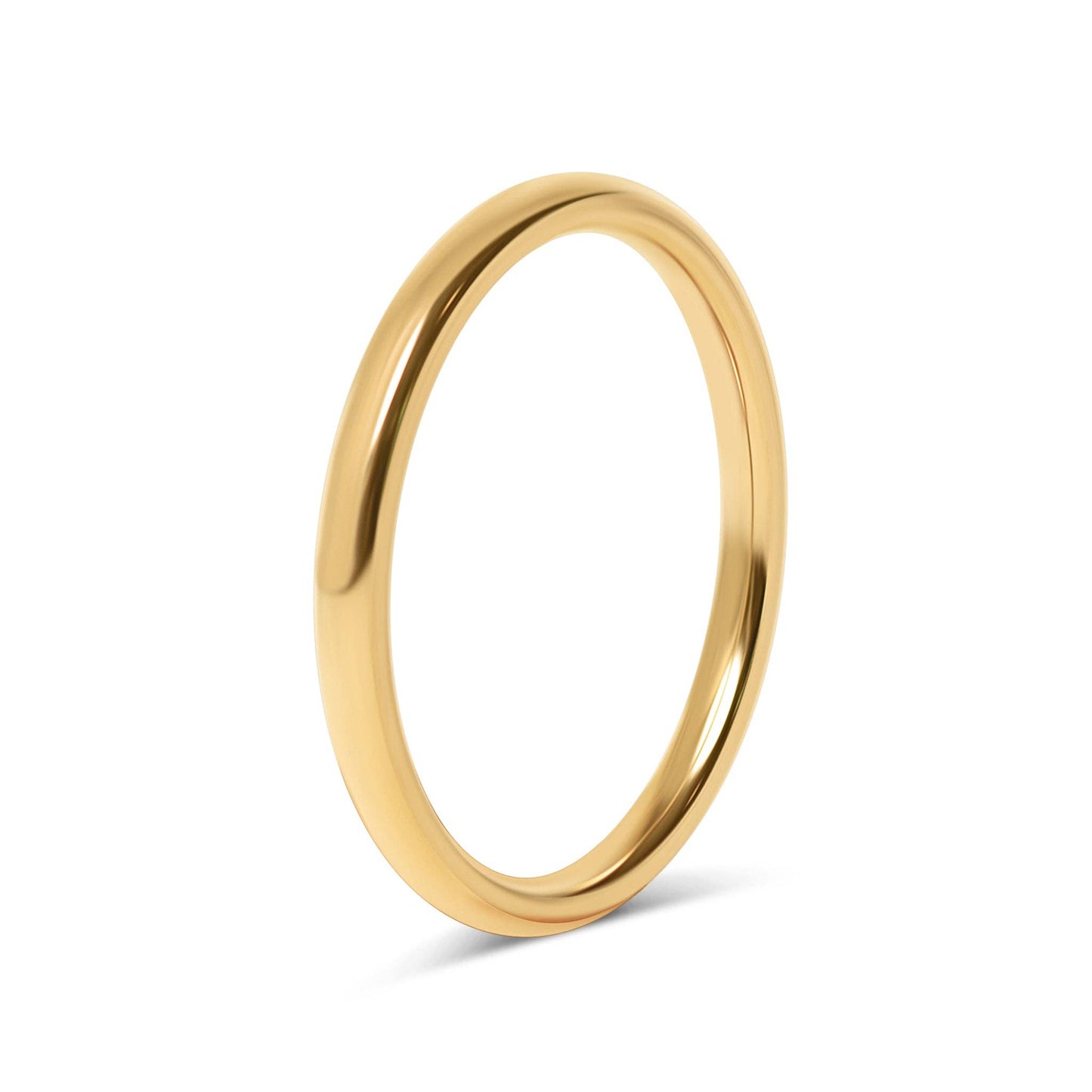 Stainless Steel Blank Gold Ring