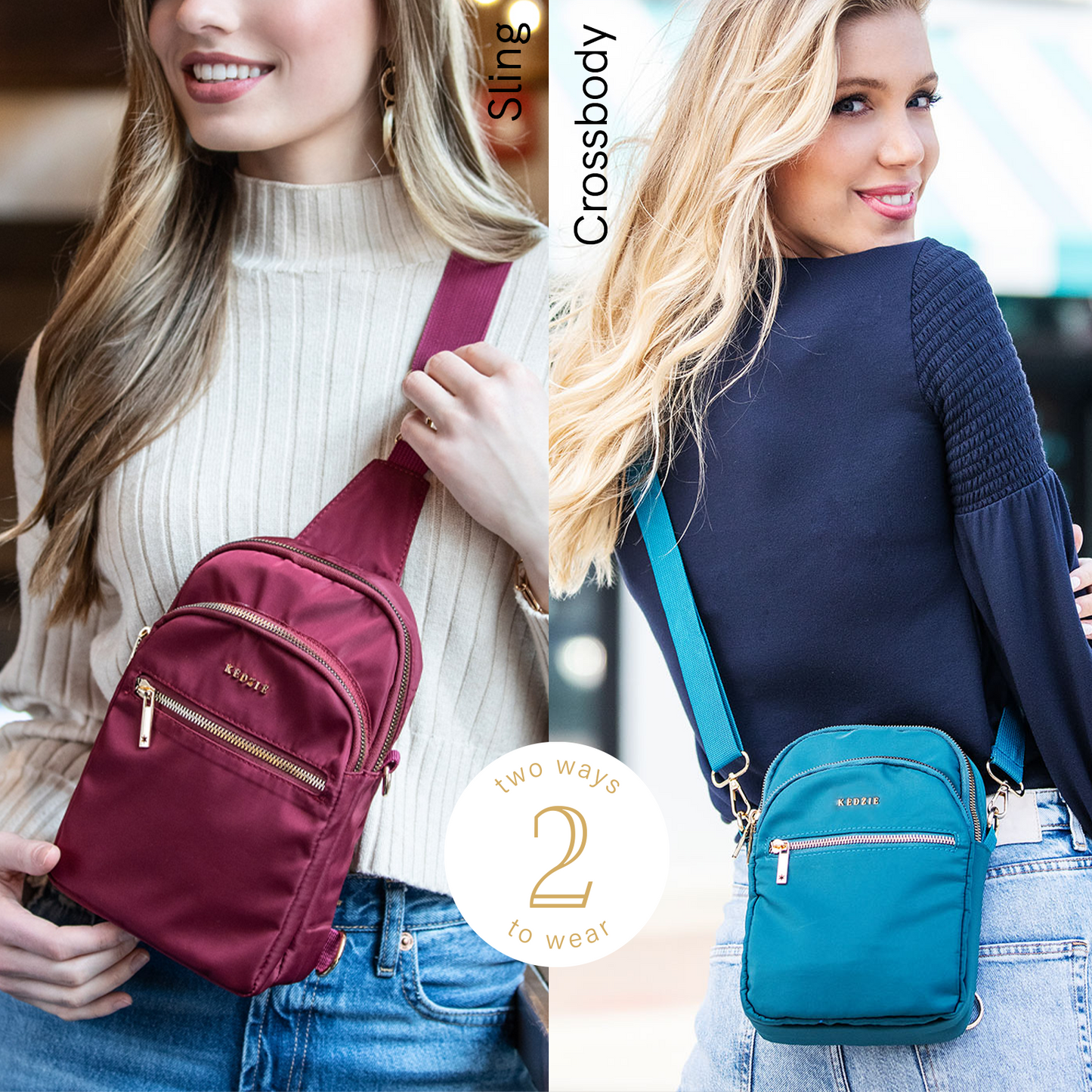 Kedzie Roundtrip Convertible Sling Open Stock