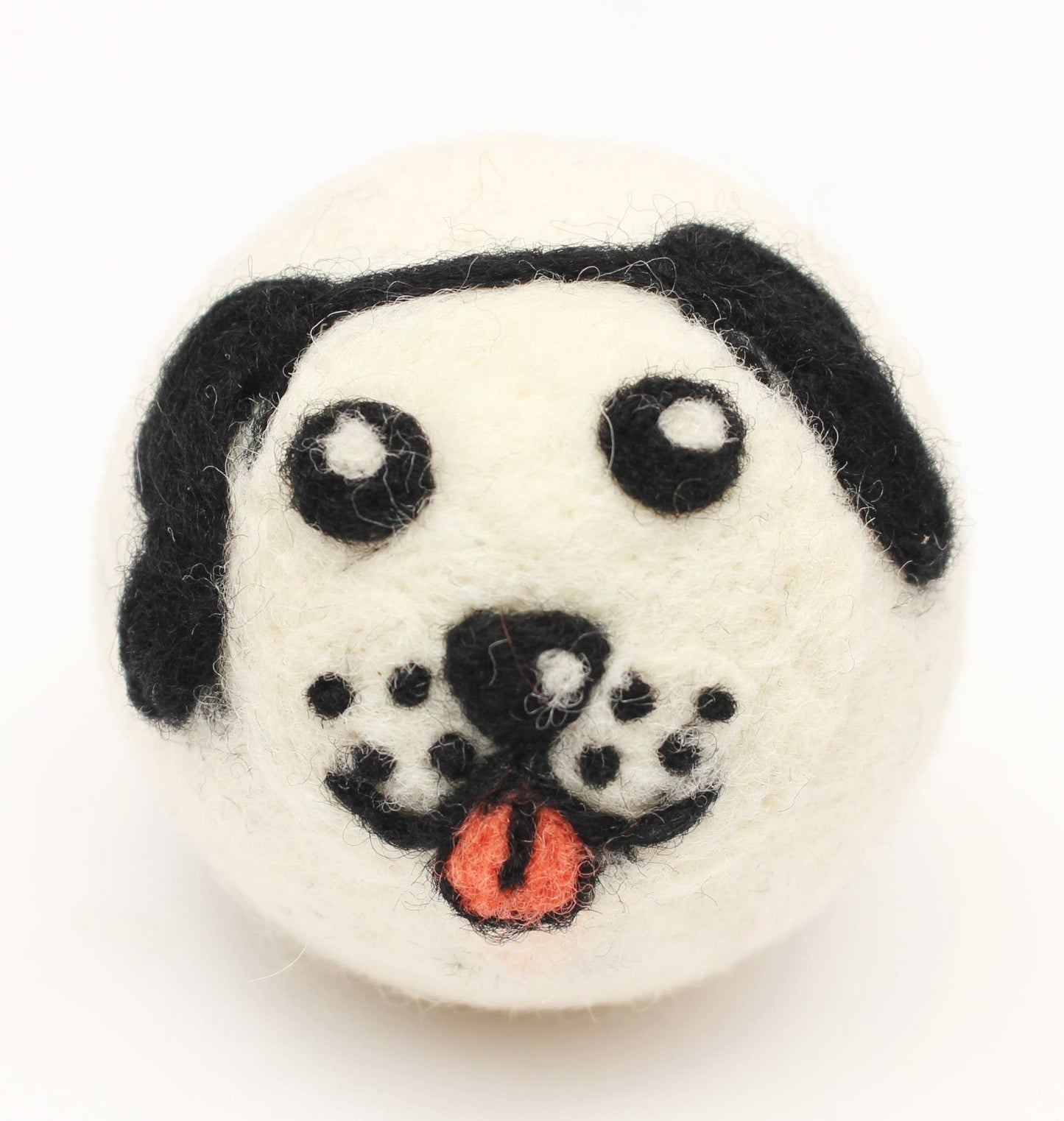 Dogs: Eco Wool Dryer Balls Fair Trade: Dark Brown Dog