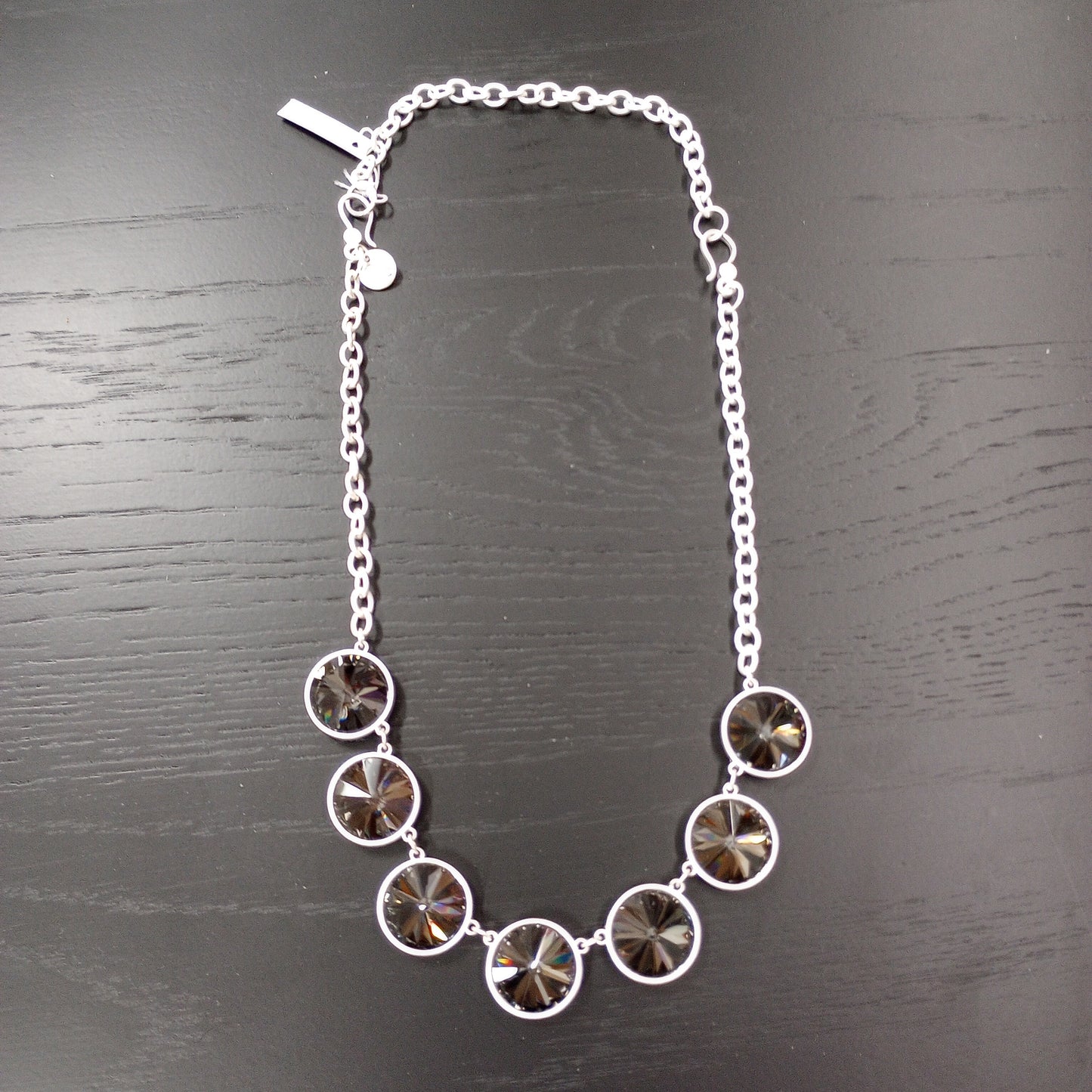 Youngevity Mirai Silver Necklace with black gems