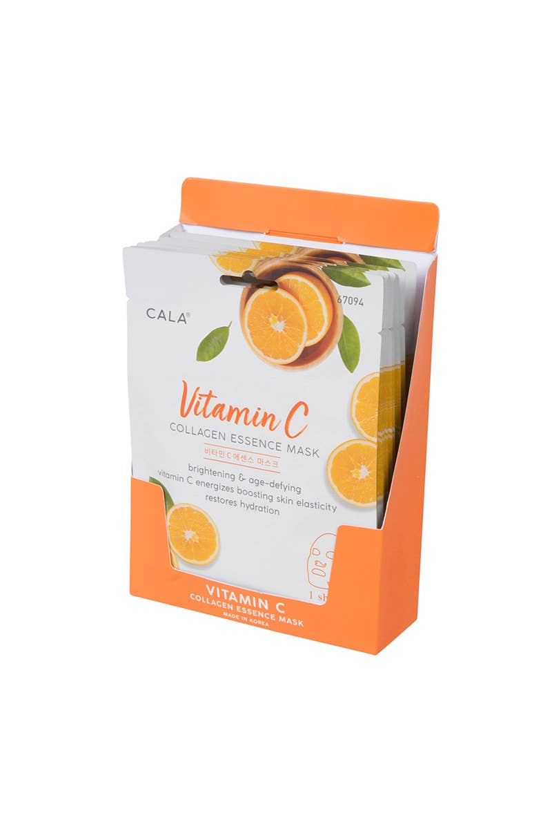 CALA 67094 Essence Facial Mask Sheet Vitamin C - 12pcs