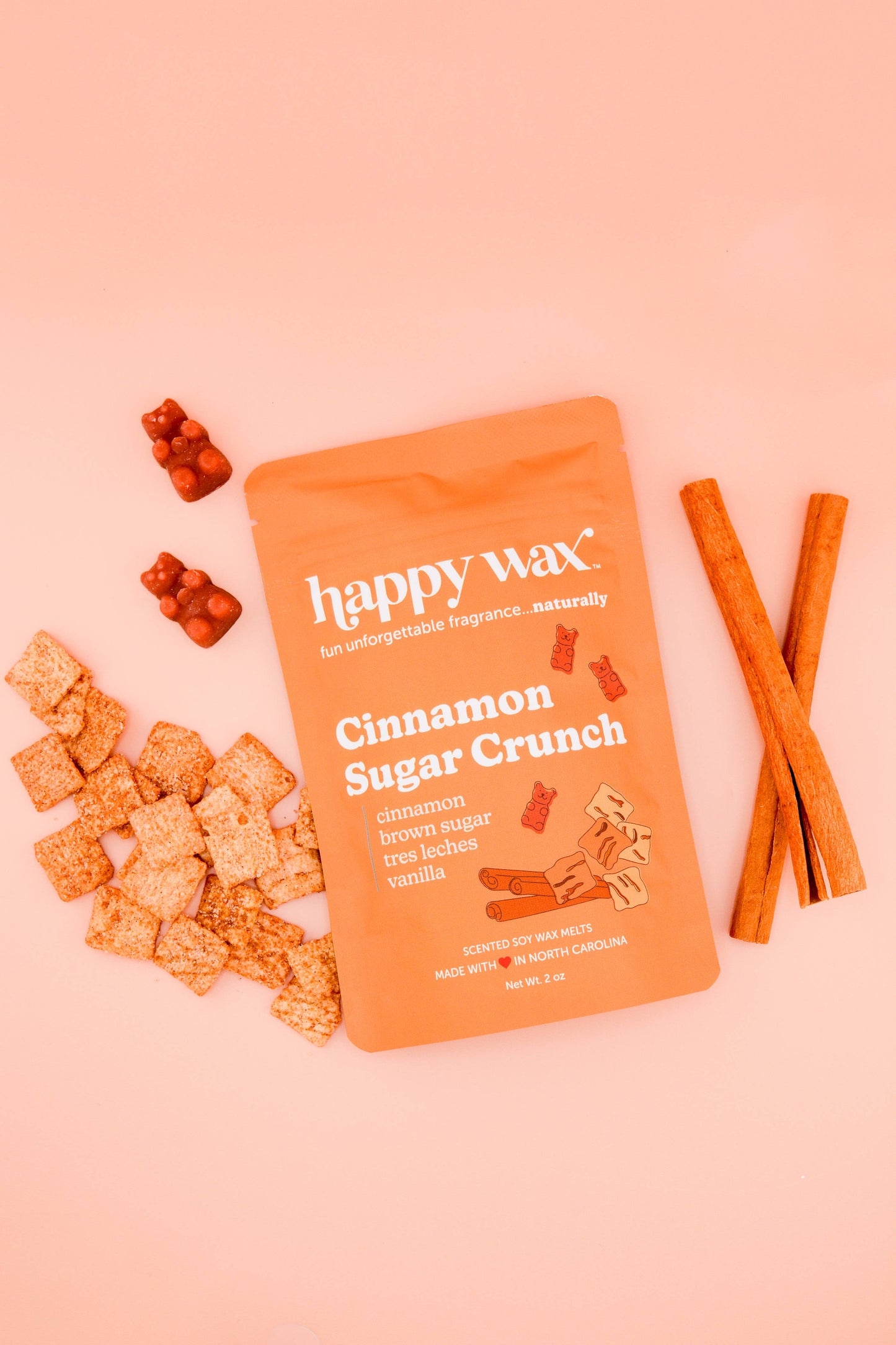 Cinnamon Sugar Crunch Wax Melts - Sample Pouch (2 oz)