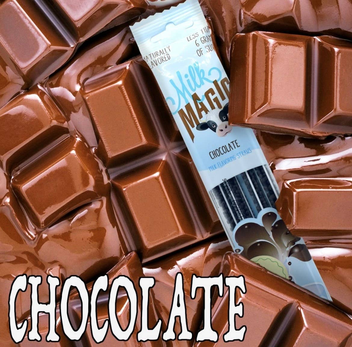Milk Magic Chocolate Flavoring Milk Straws
