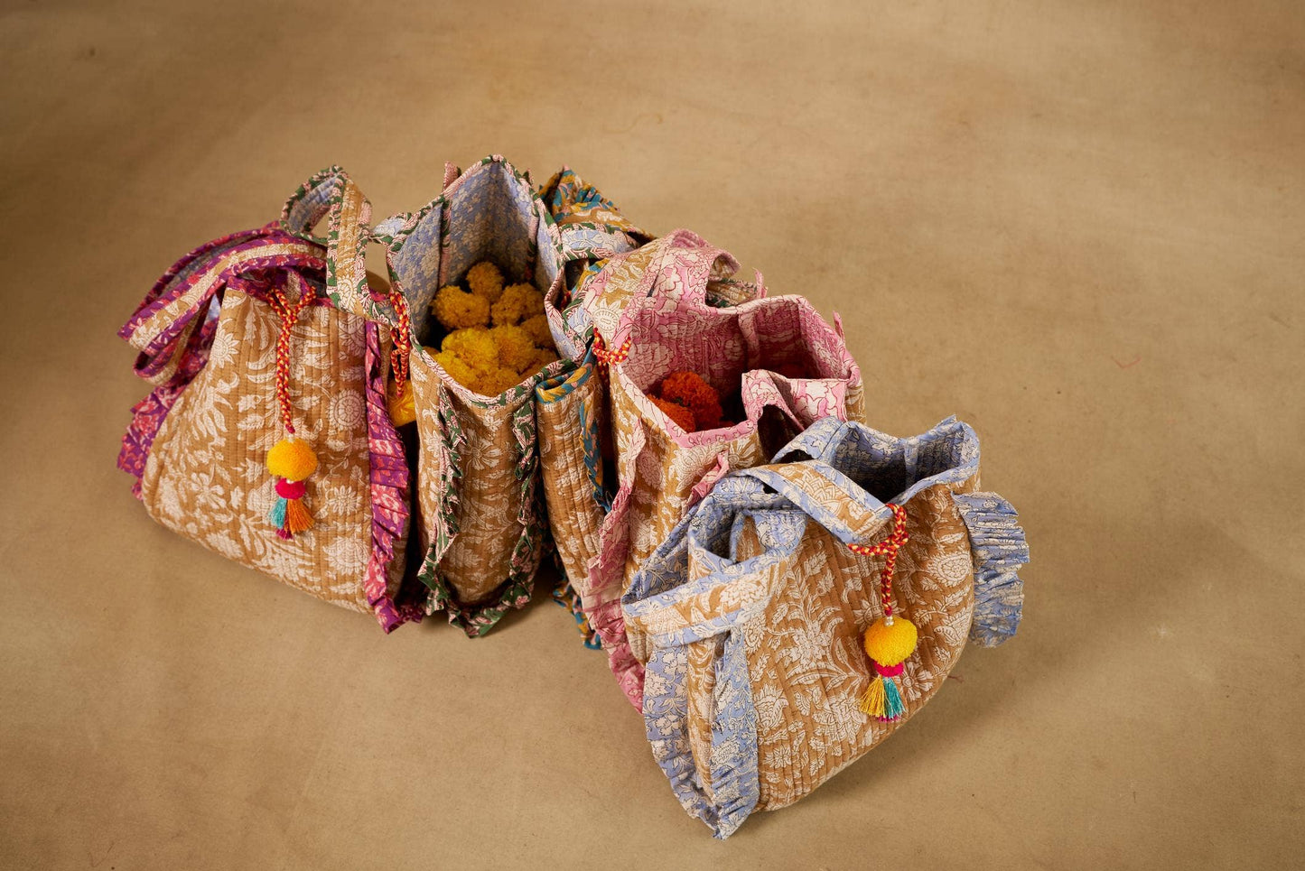 Chanda Frill Tote Bag