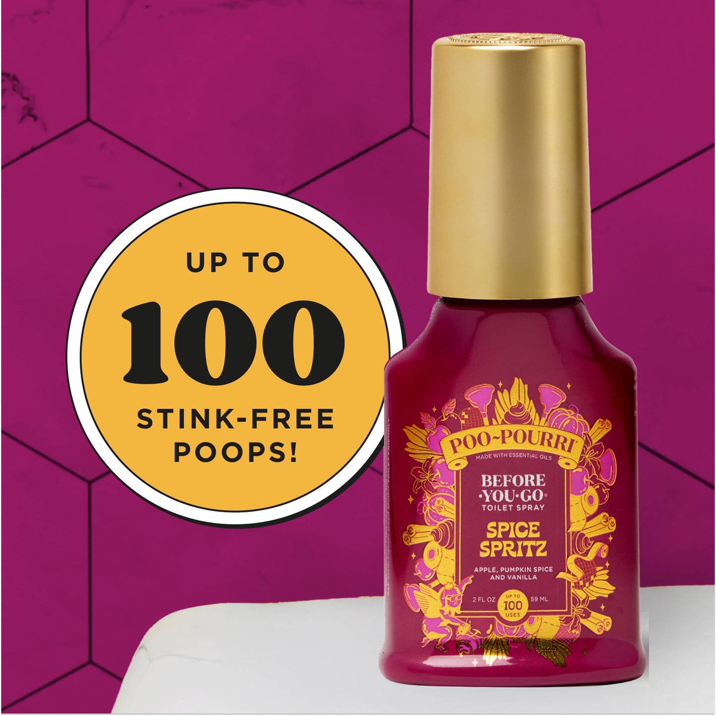 Poo~Pourri Fall LTO 2oz Spice Spritz 2025 Boxed