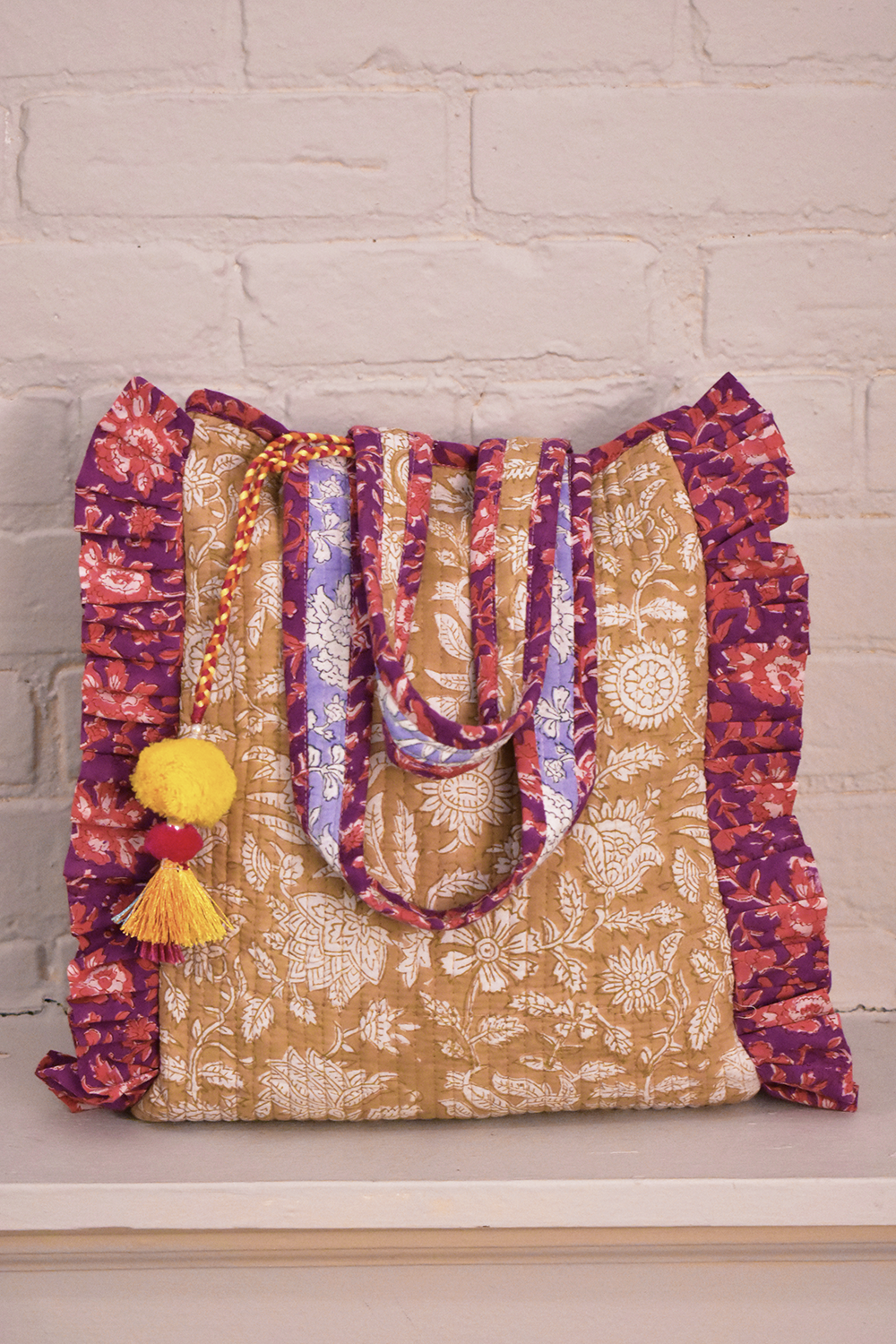 Chanda Frill Tote Bag