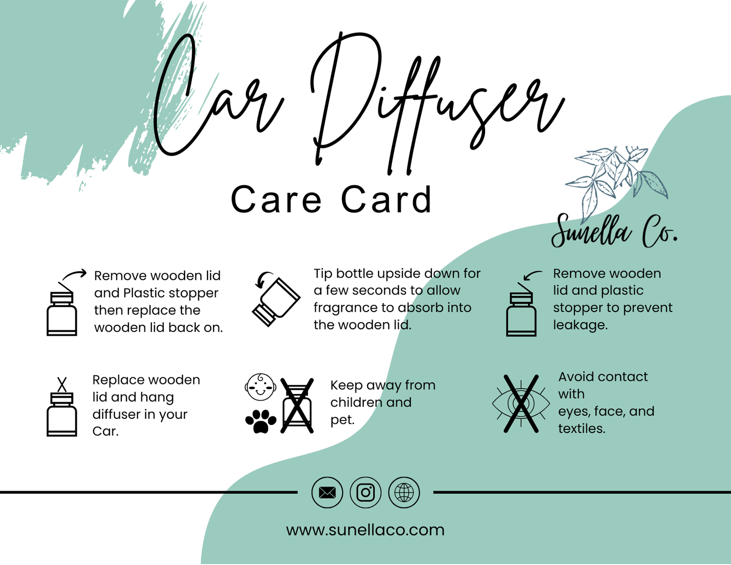Mini Car Diffuser Air Freshener