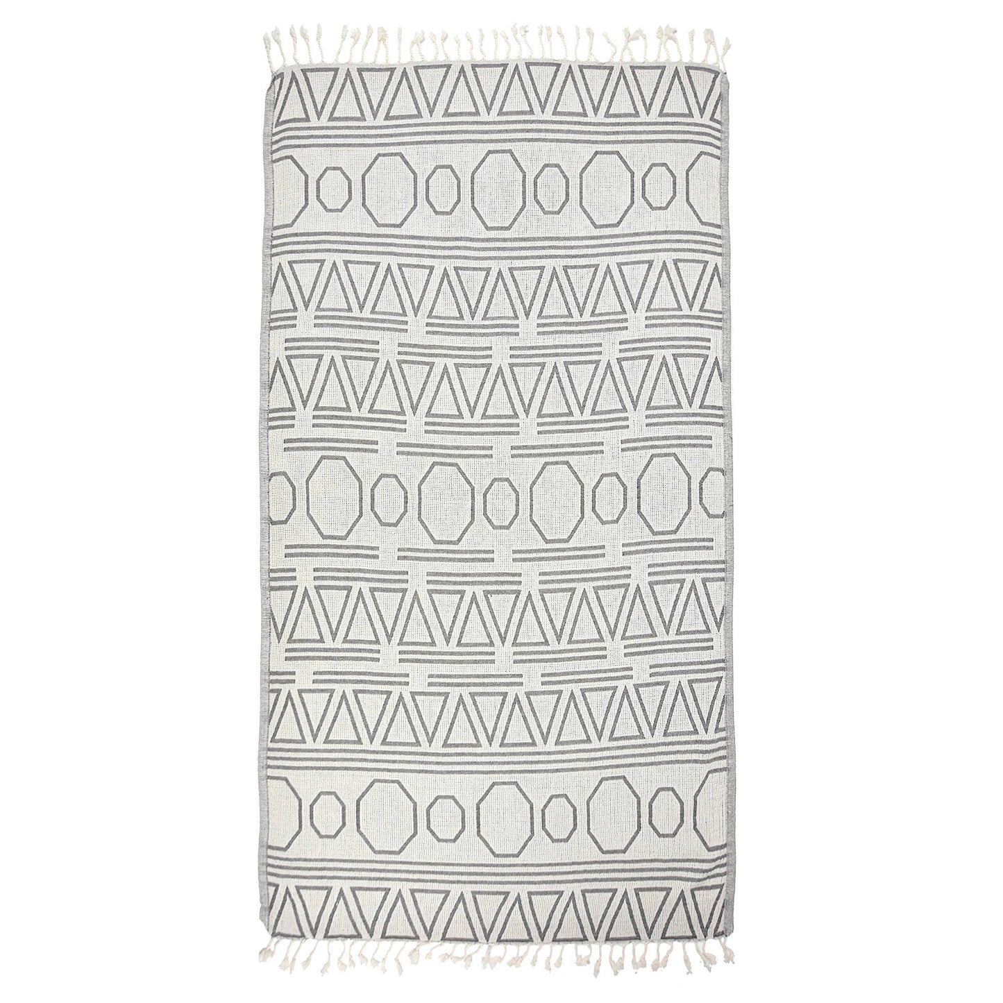 *Exclusive Geos Peshtemal Pure Cotton Beach Towel