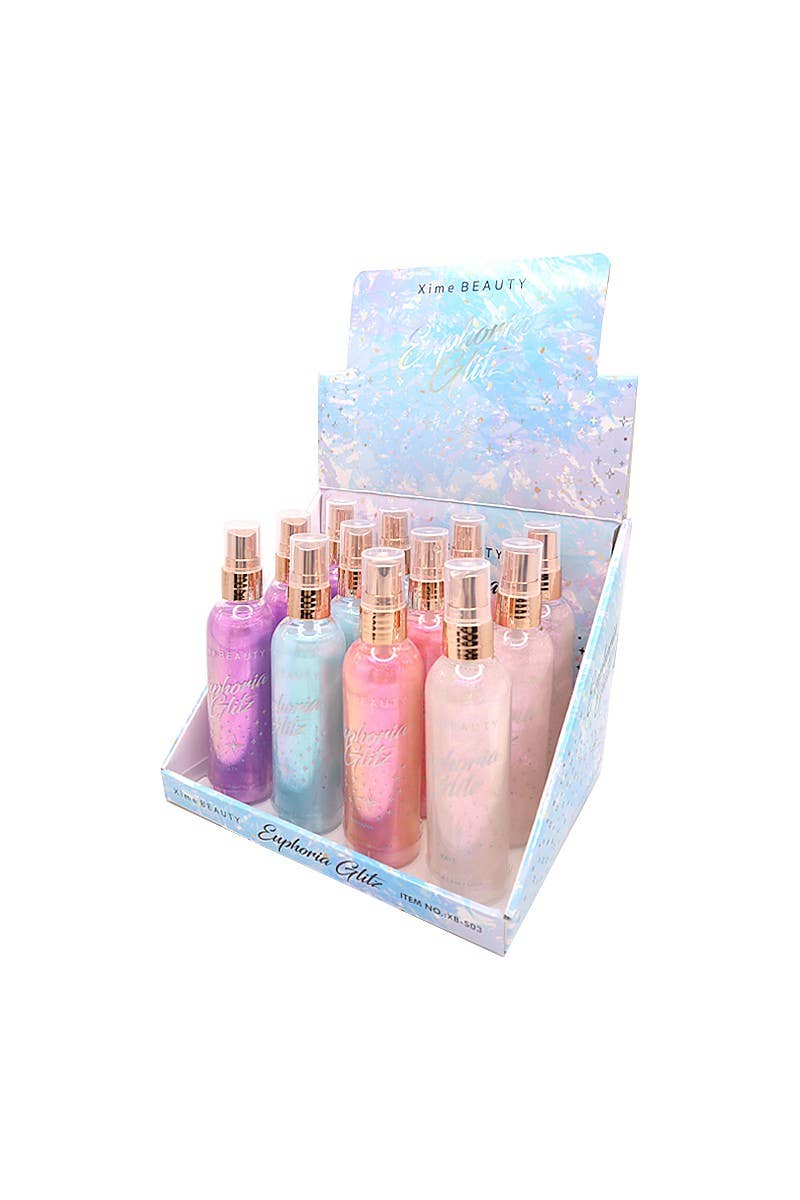 Xime XB-S03 Body Simmer Spray Euphoria Glitz - 12pc
