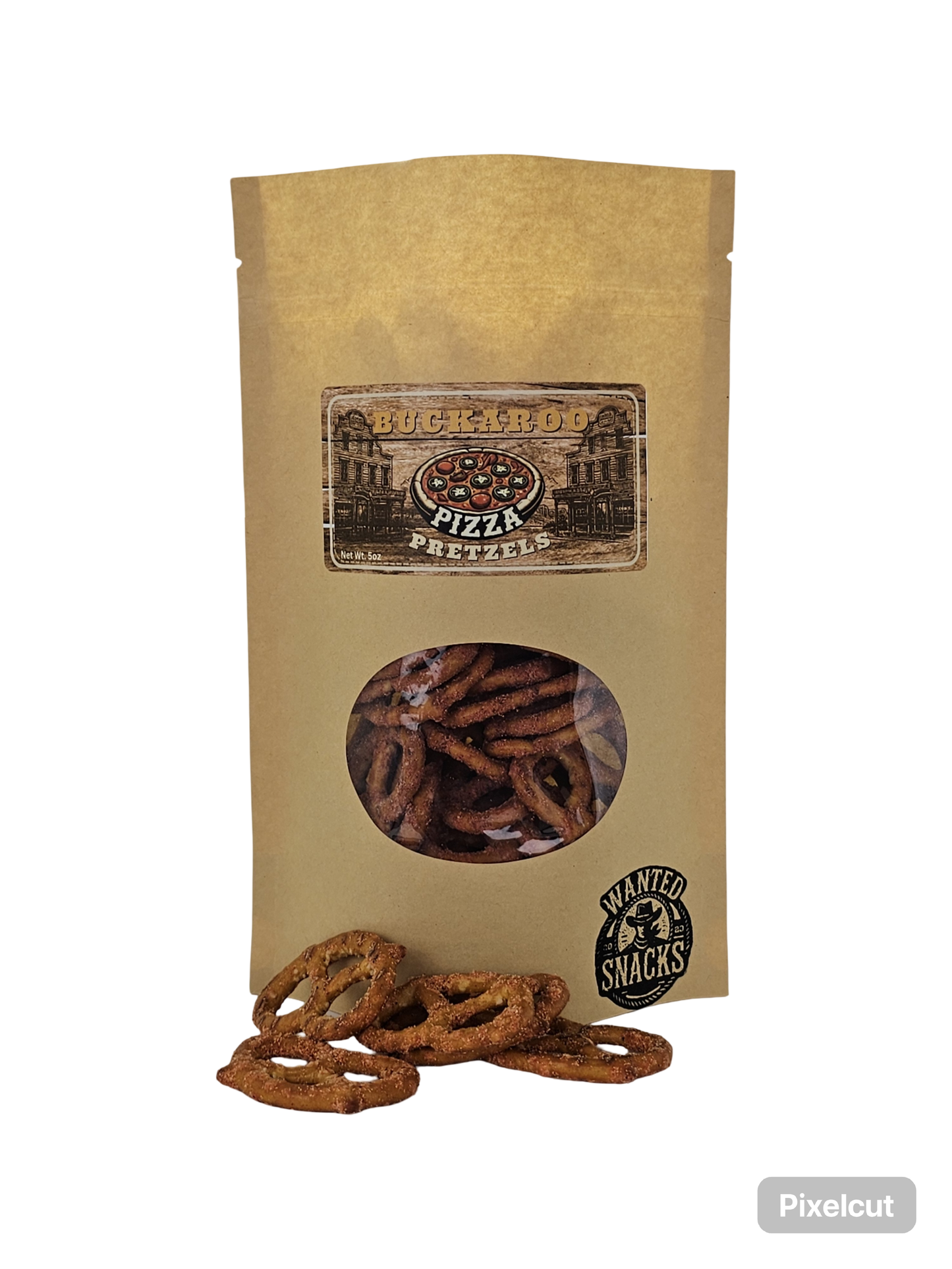 Gourmet Seasoned Pretzels - Pizza 5oz Bag