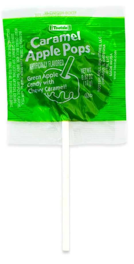Lollipop Tootsie Roll Caramel Apple 🍏 🍏 Display Box 48CT