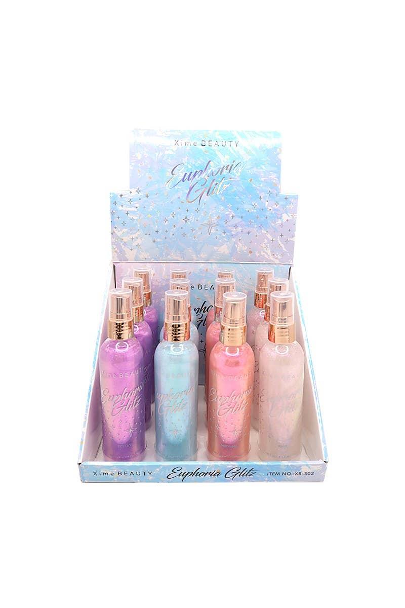 Xime XB-S03 Body Simmer Spray Euphoria Glitz - 12pc