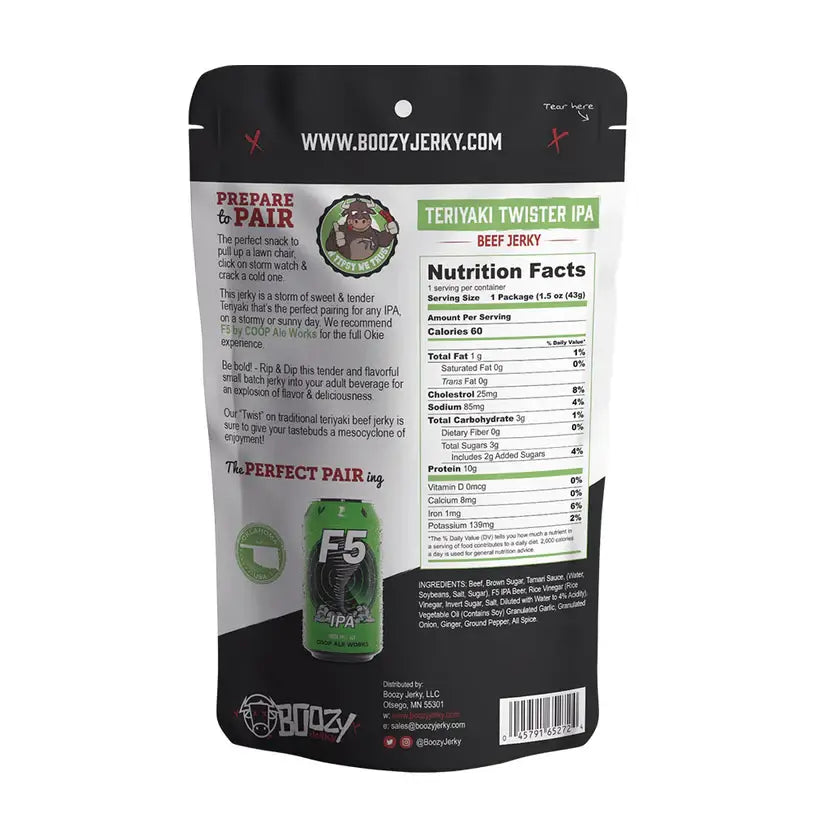 Teriyaki Twister IPA Jerky