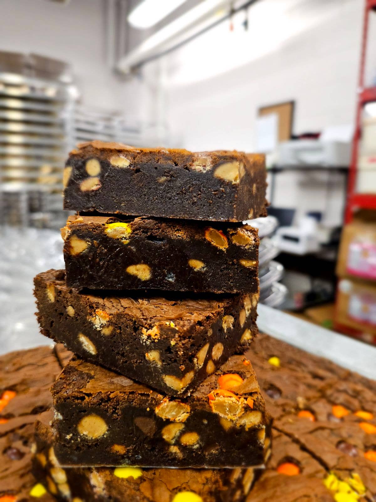 BIG FAT Peanut Butter Pieces Brownie