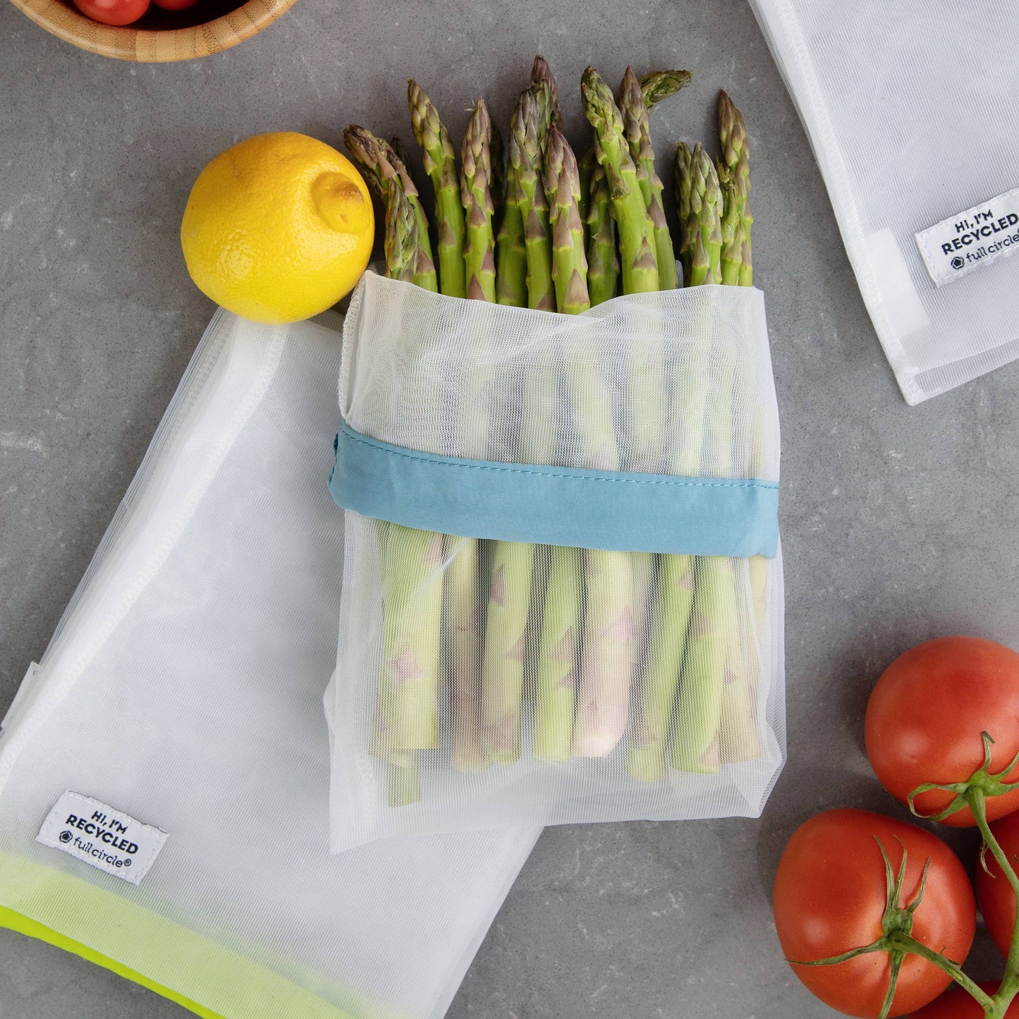 Goodie Bags 5-Piece Recycled Produce Bag Set
