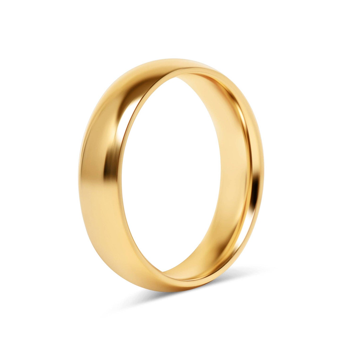 Stainless Steel Blank Gold Ring