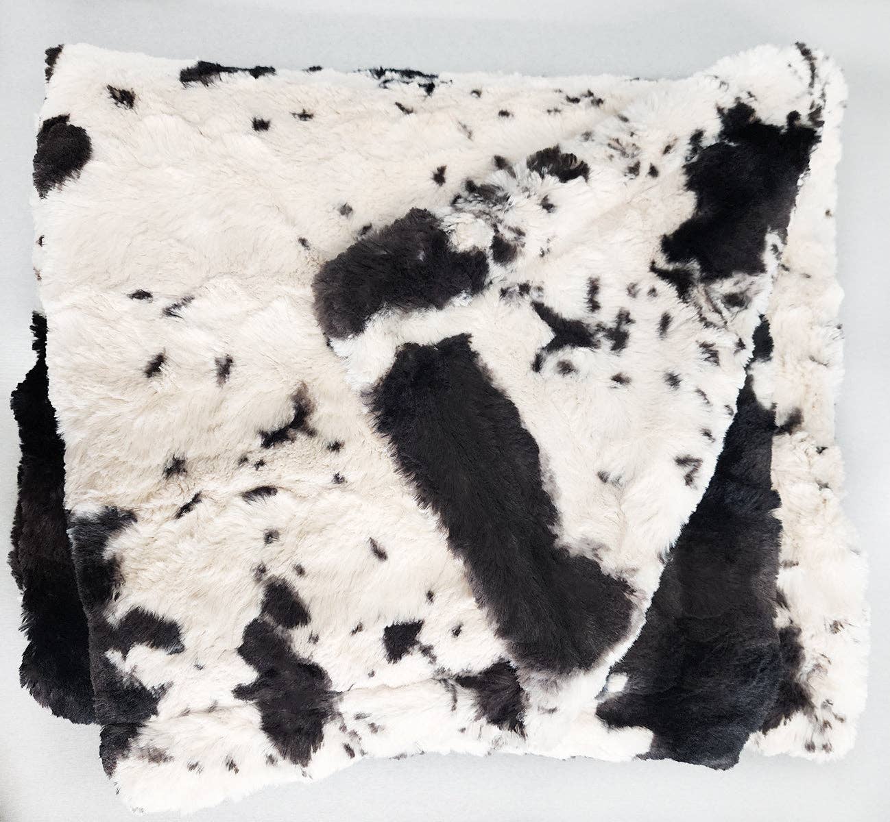 Black Pony 40 X 40 Minky Faux Fur Blanket