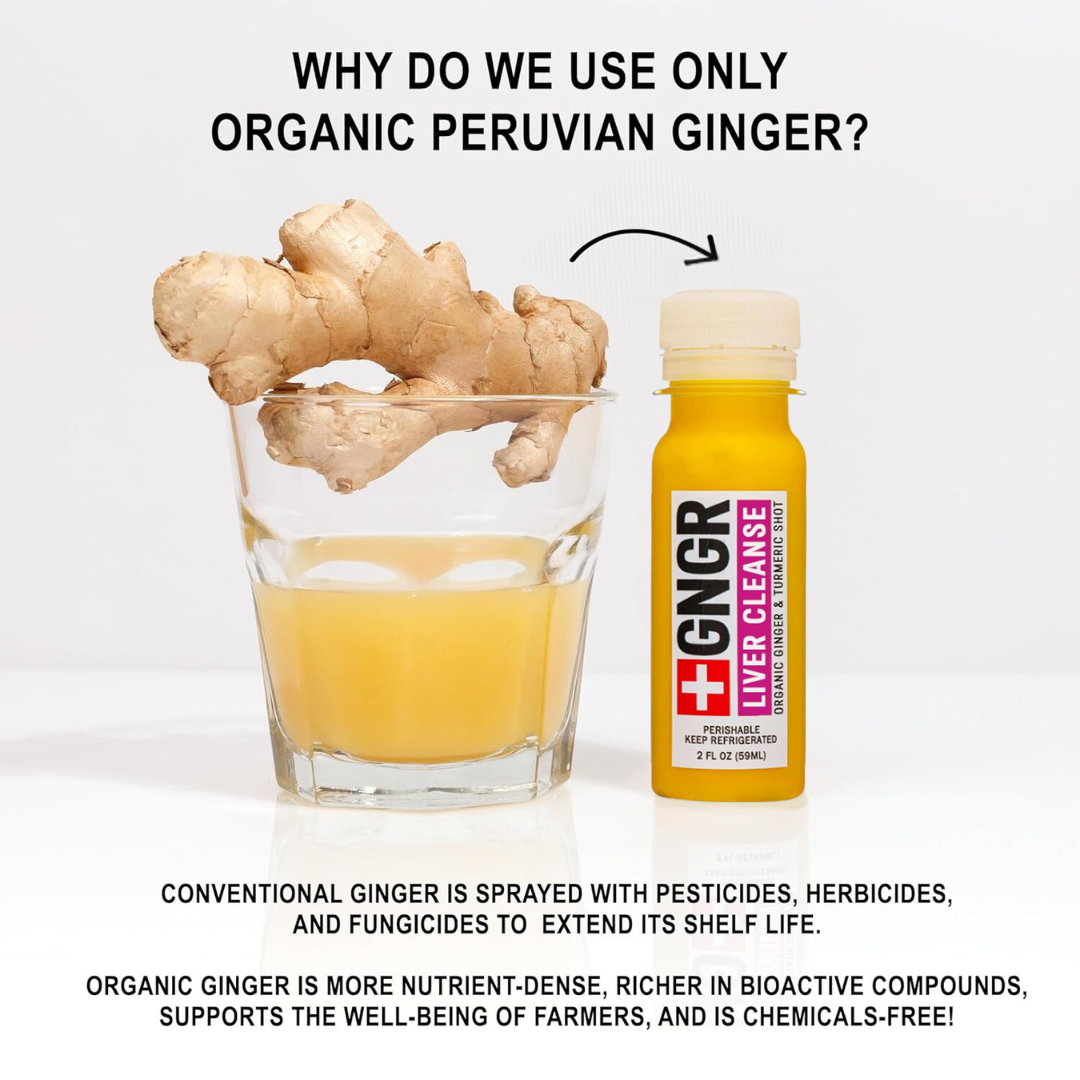 Liver Cleanse Shot: Ginger, Milk Thistle, Dandelion Detox