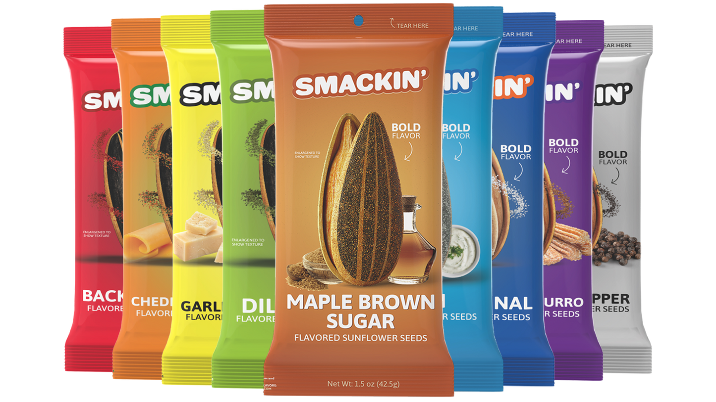 SMACKIN' Sunflower Seeds Sampler Pack (1.5 oz)