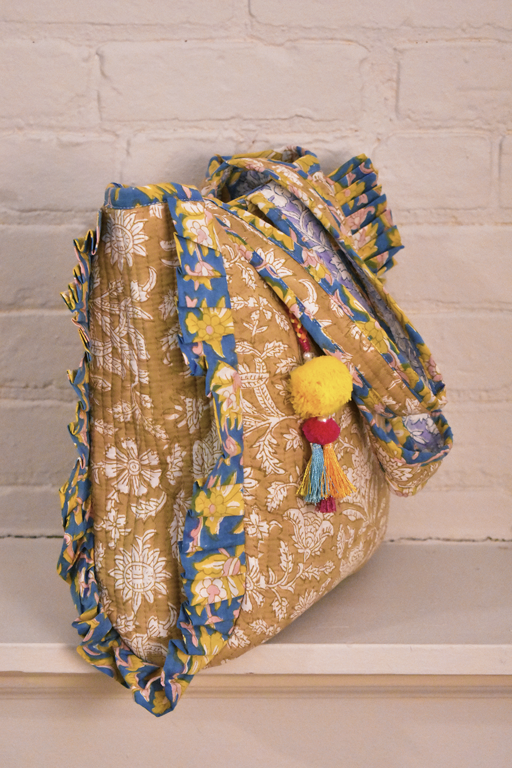 Chanda Frill Tote Bag