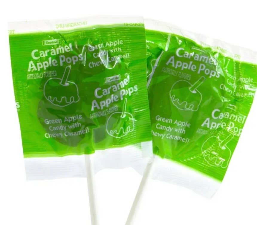 Lollipop Tootsie Roll Caramel Apple 🍏 🍏 Display Box 48CT