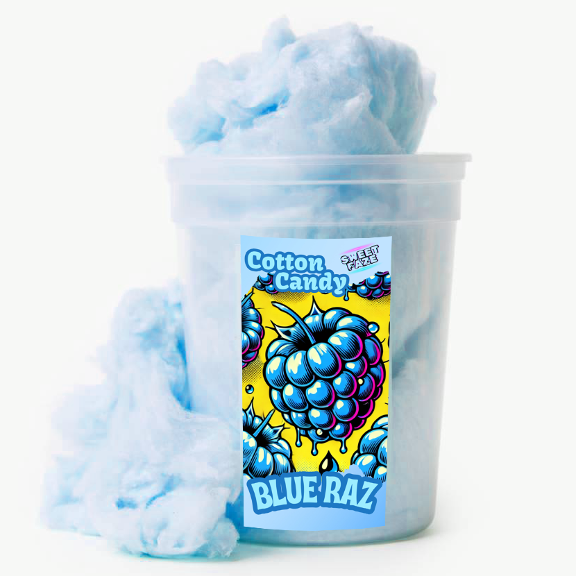 Handmade Blue Raz Cotton Candy - Wholesale