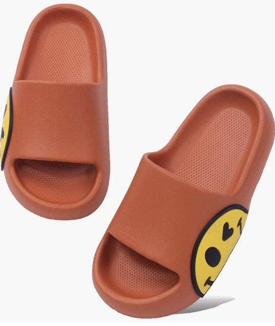 NON SLIP EVA COMFY HAPPY CLOUD SLIDES SLIPPERS | 40SP001