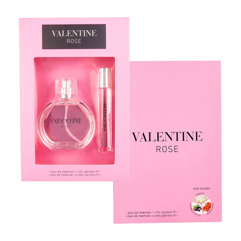 Valentine Rose Womens 2 Piece Vial Set