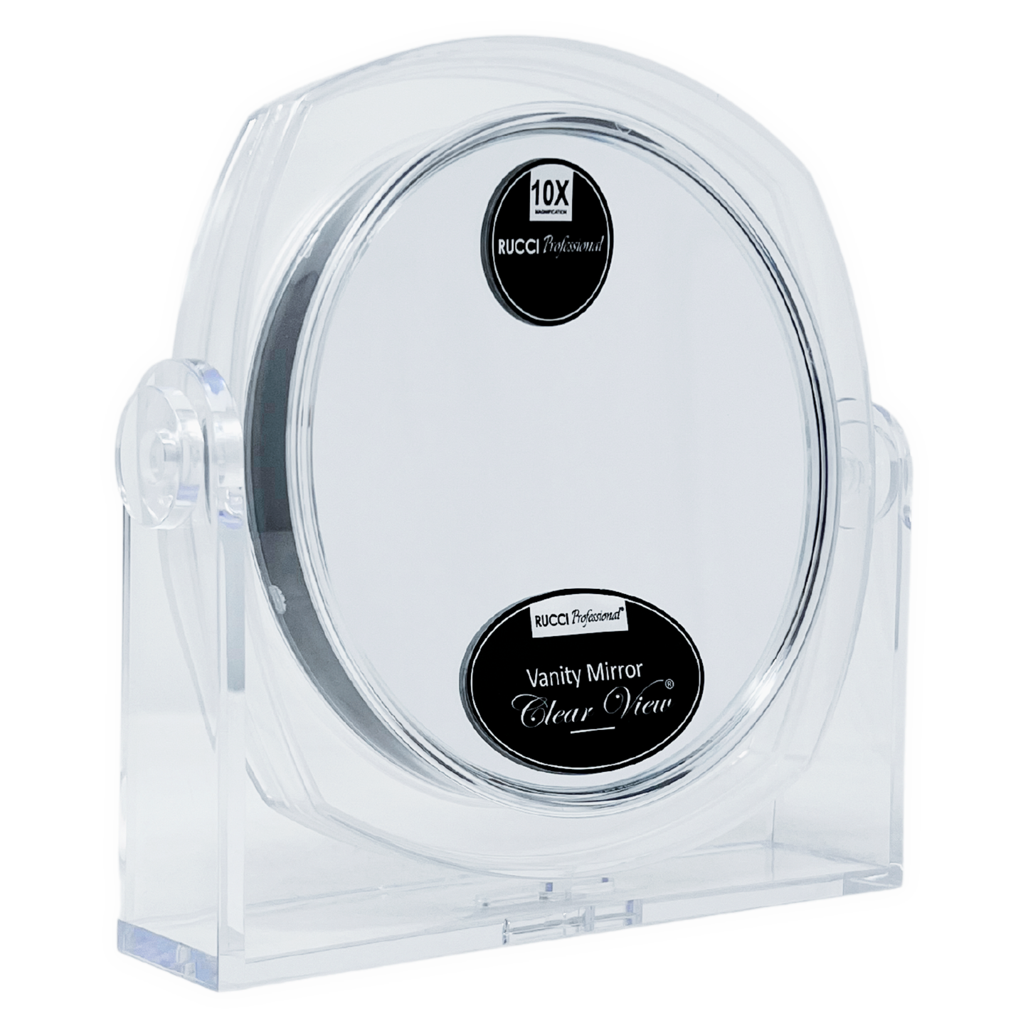 10X Magnifying Clear Acrylic Tabletop Mirror