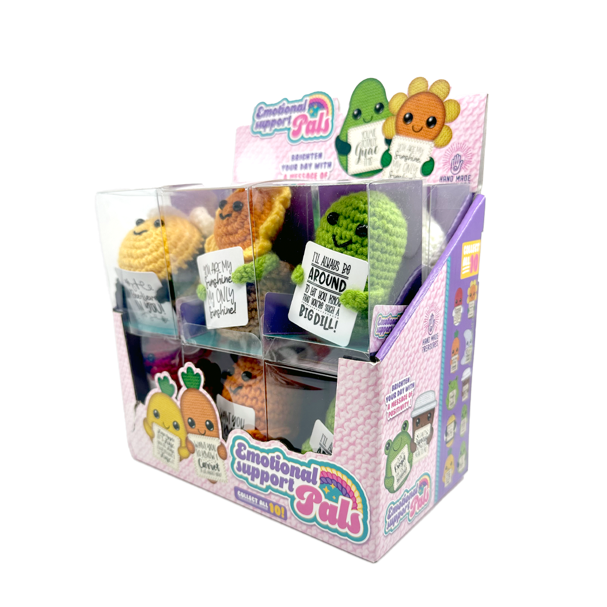 Emotional Support Crochet Plush Pals Boxed