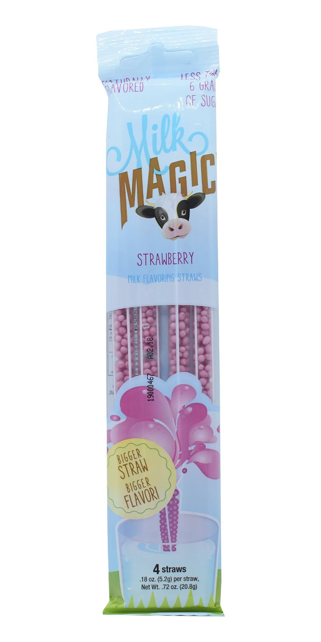 Milk Magic Strawberry Milk Flavoring Straws