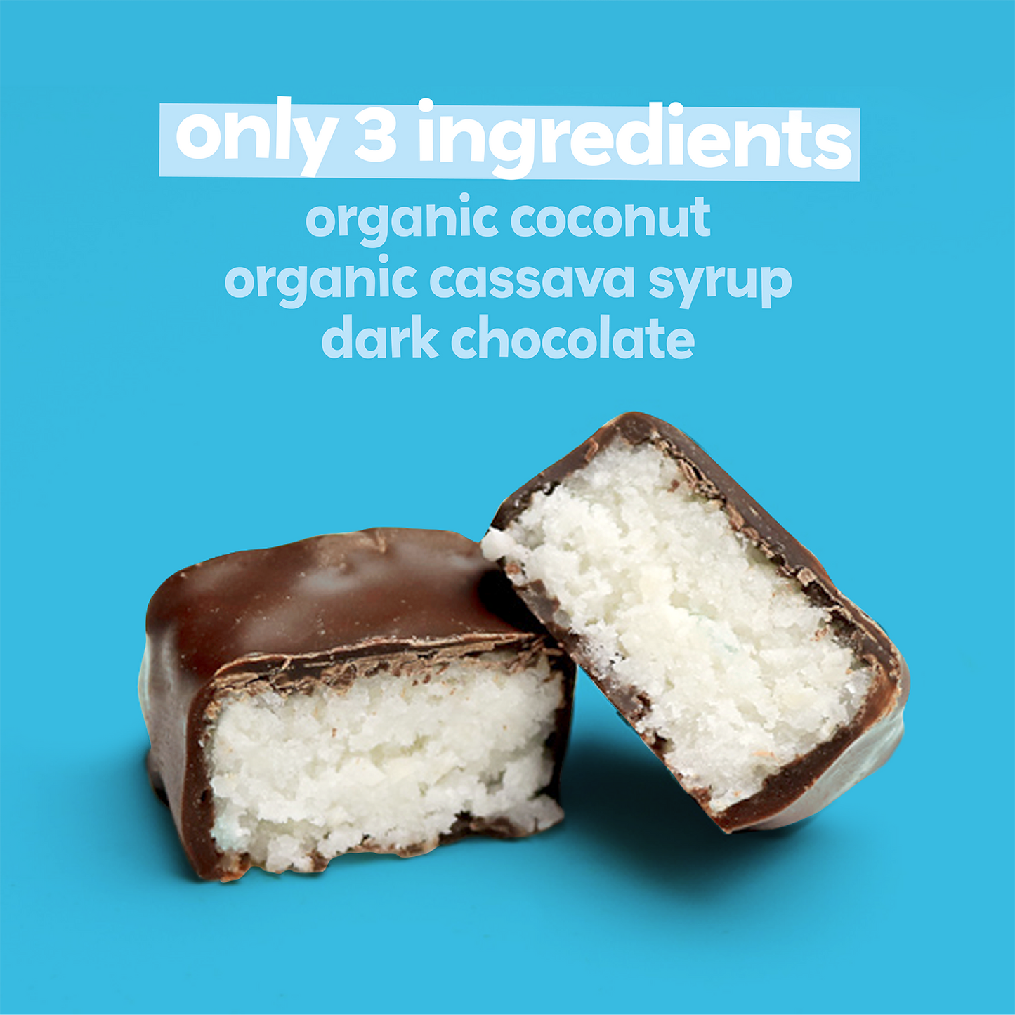 Dark Chocolate Coconut Bars - 6 Bag Case