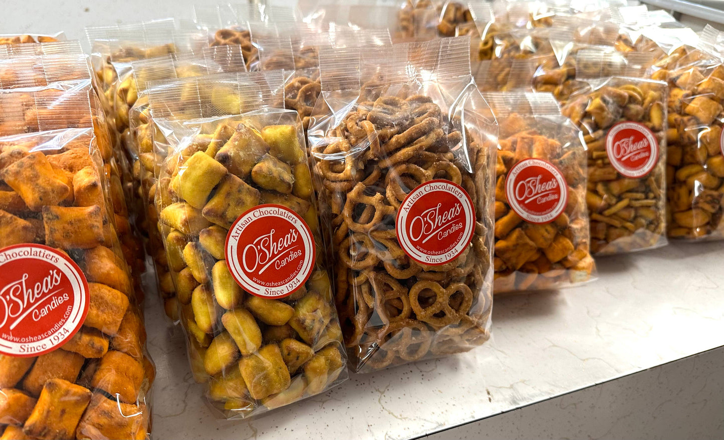 Gourmet Flavored Pretzels 🥨 “Honey Mustard Mix” 1/2LB Bags