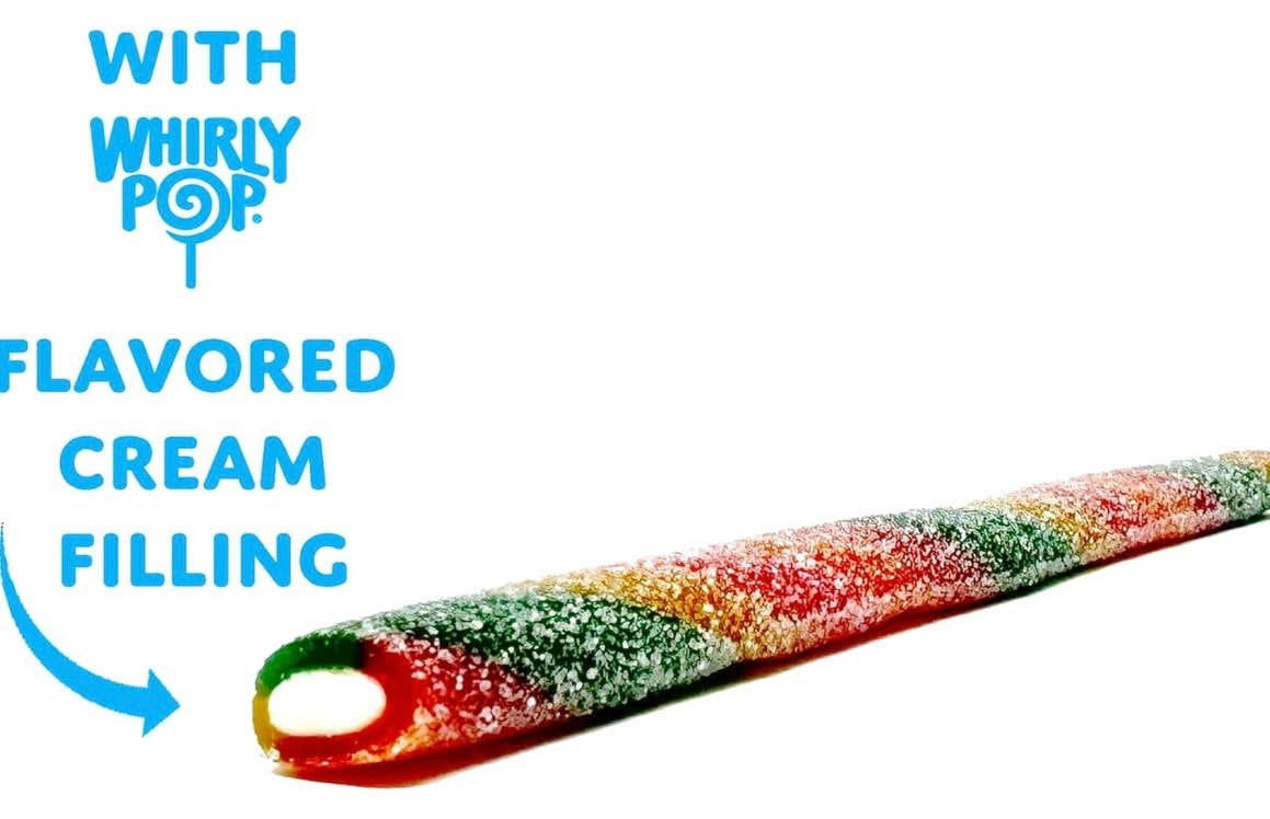 Whirly Pop NEW Nostalgic Rainbow Swirly STICKS 🌈 🍭 24 CT