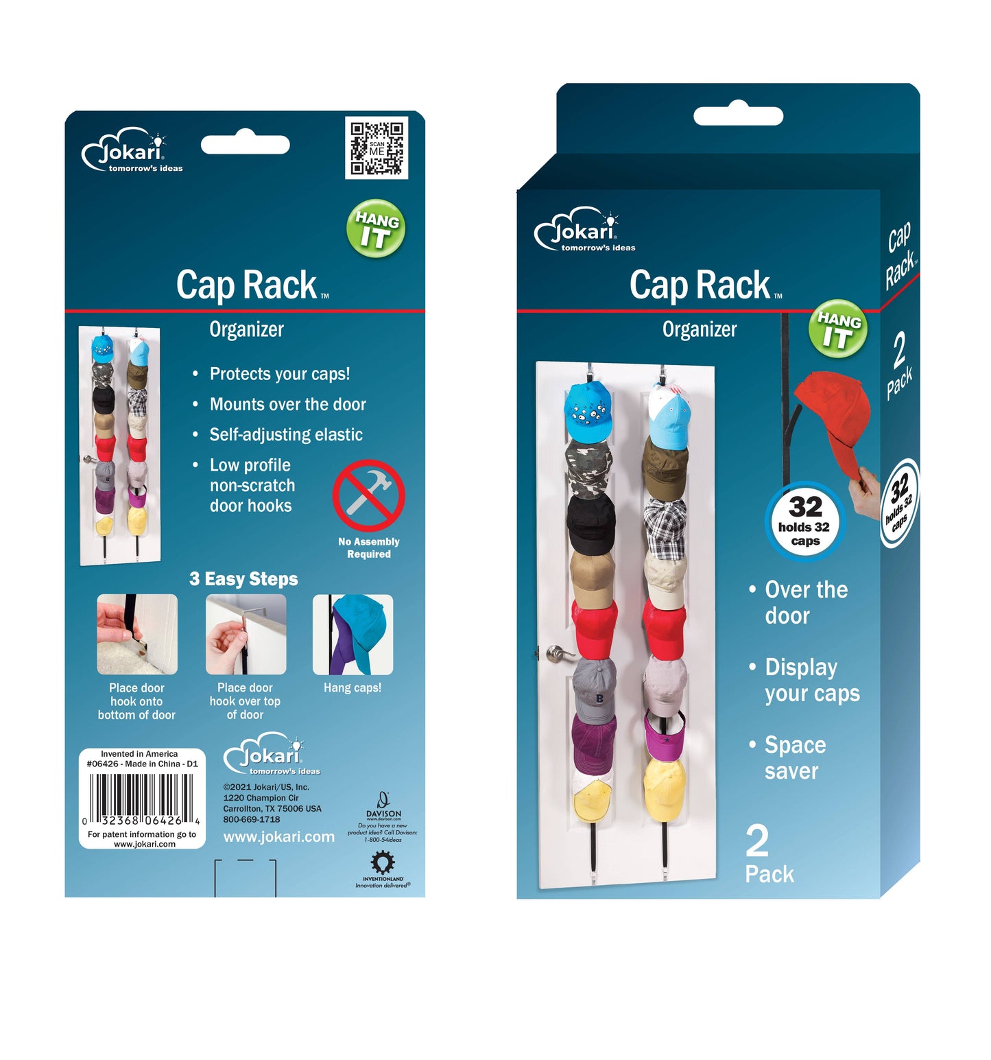 Cap Rack, 2PK