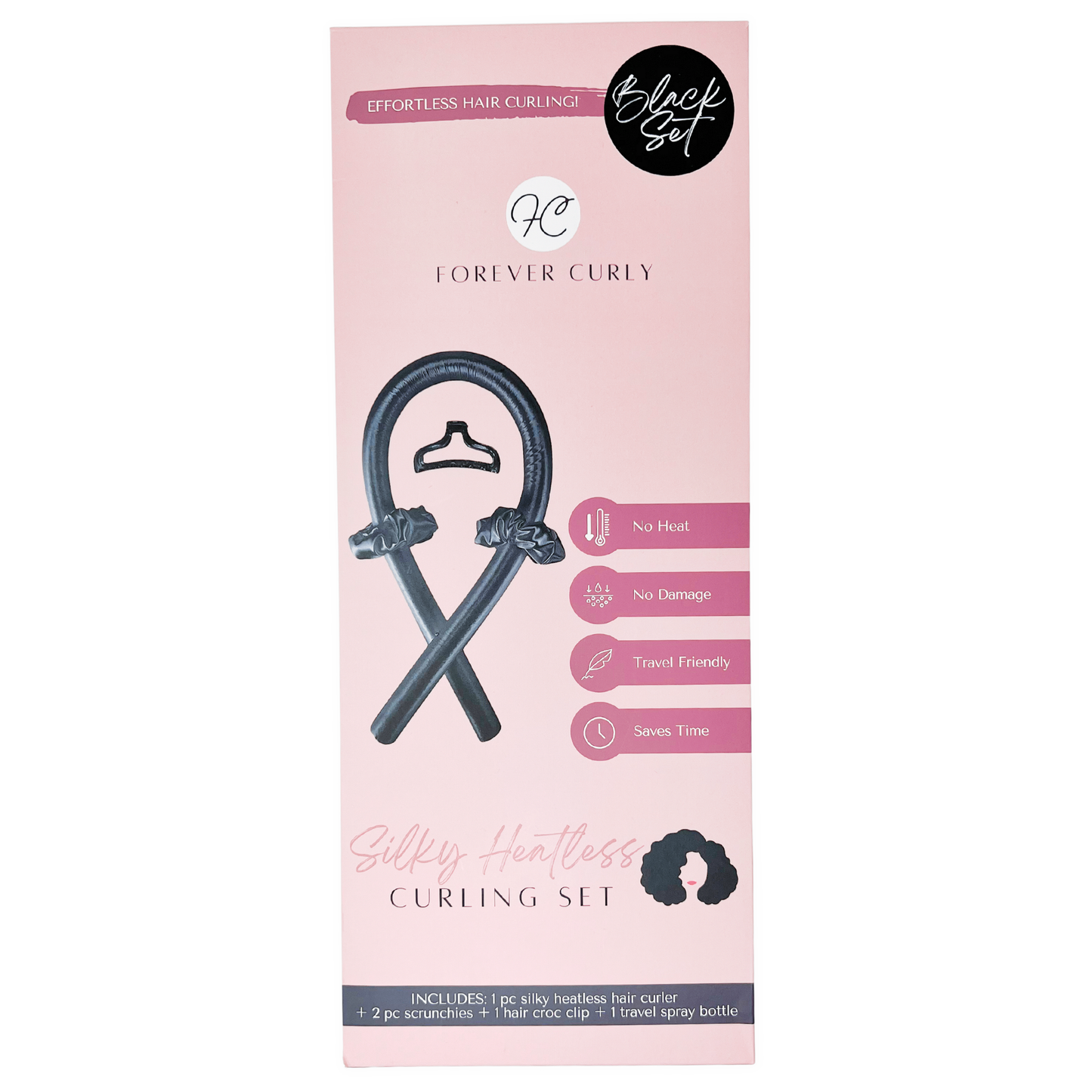 FOREVER CURLY Heatless Curling Set