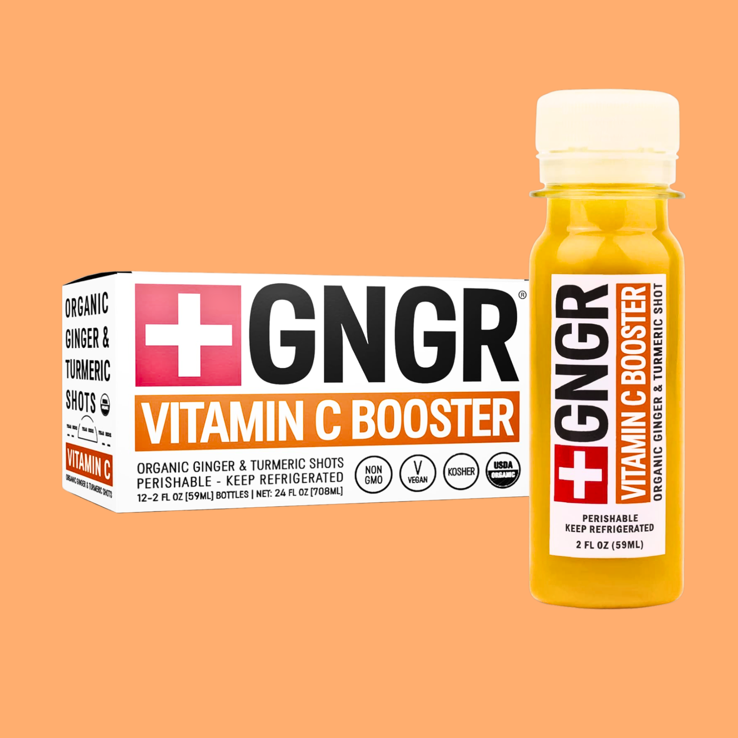Vitamin C Booster Shot: Ginger Shot with Antioxidants