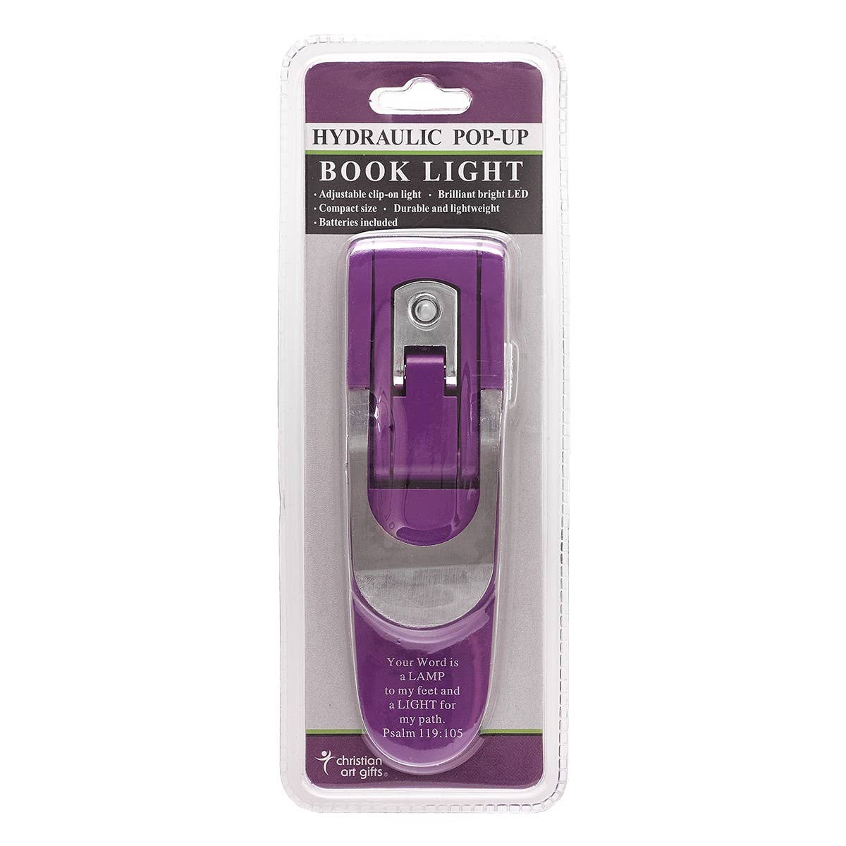 Book Light Purple Your Word is a Lamp Ps. 119:105