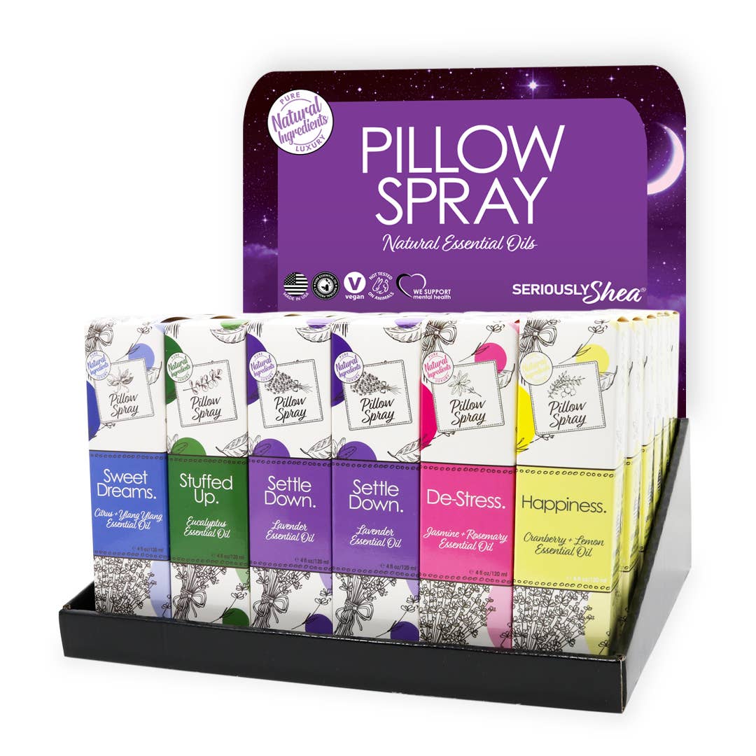 BEST SELLER! Essential Oil Pillow Spray Display FREE testers