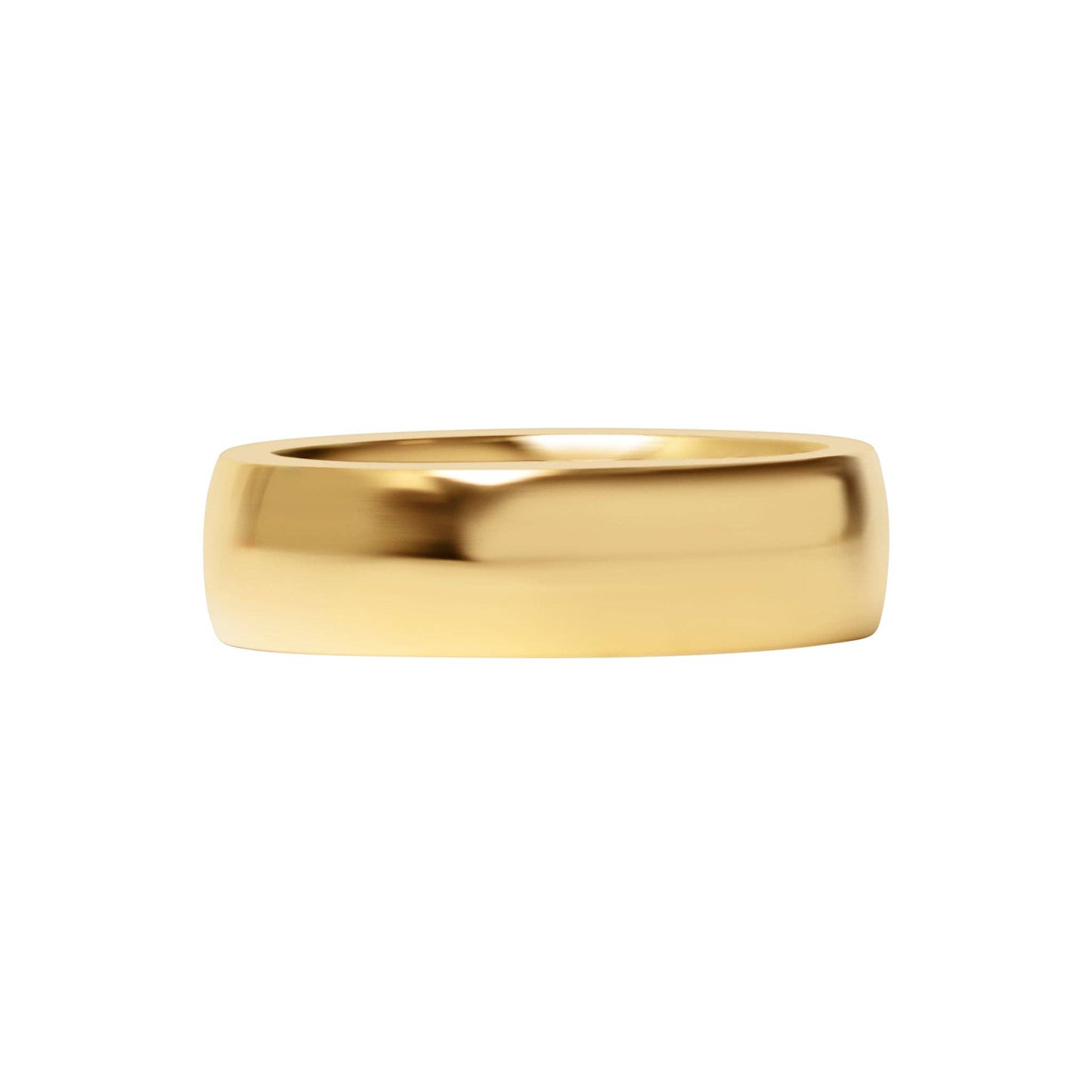 Stainless Steel Blank Gold Ring