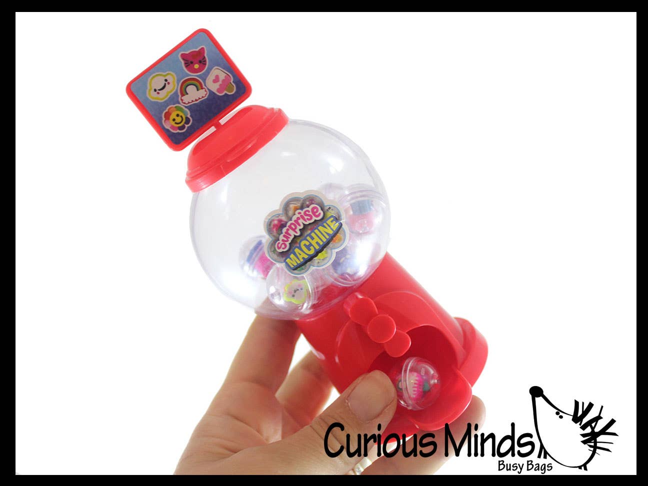 1 Tiny Gumball Machine with Capsule Toys - Cute Mini Machine