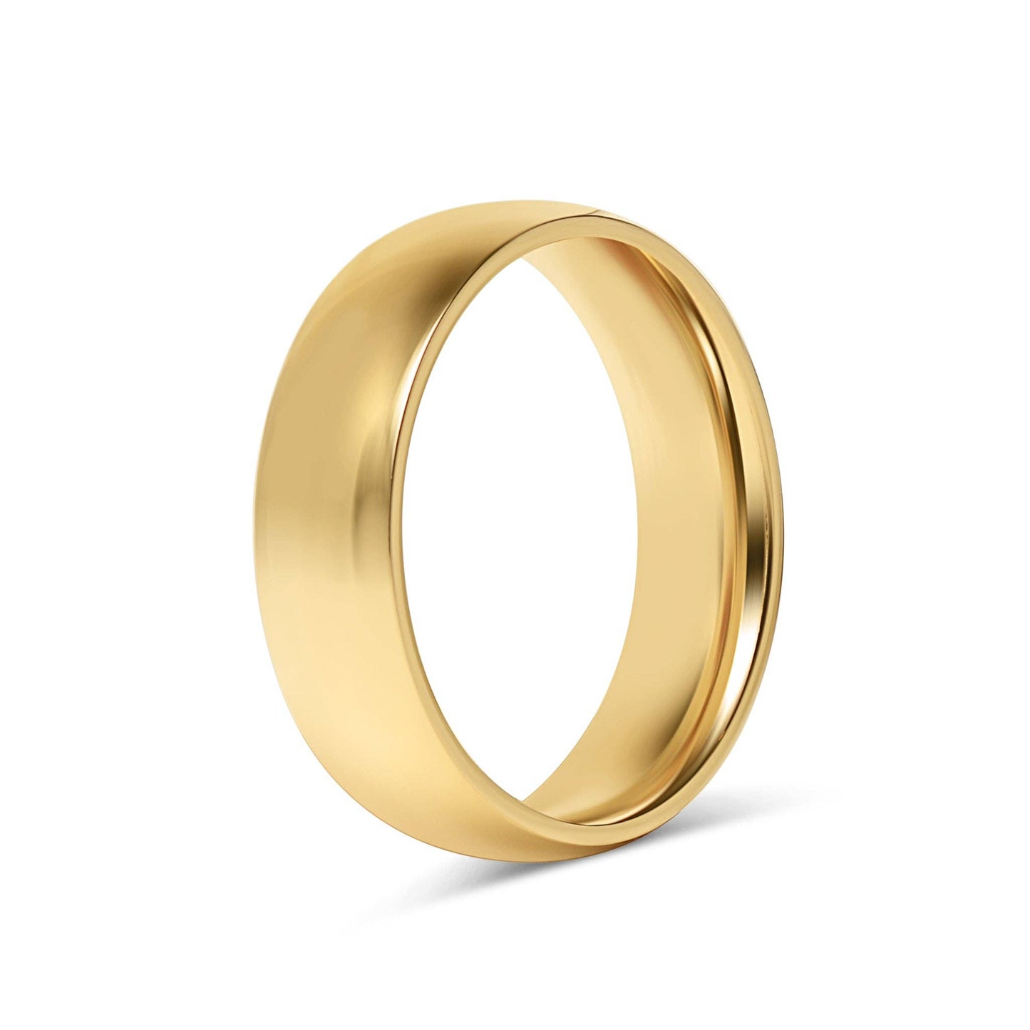 Stainless Steel Blank Gold Ring