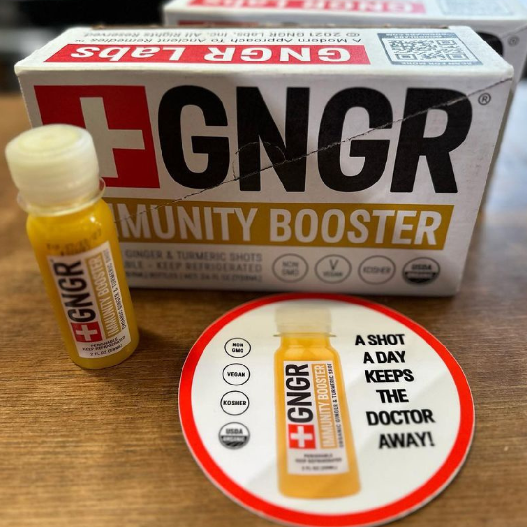 Immunity Booster Shot: Ginger & Turmeric, Immunity Support