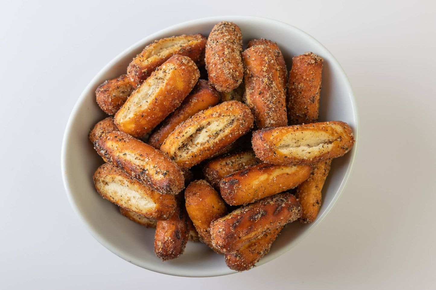 Lemon Pepper Seasoned Sourdough Pretzel Nuggets