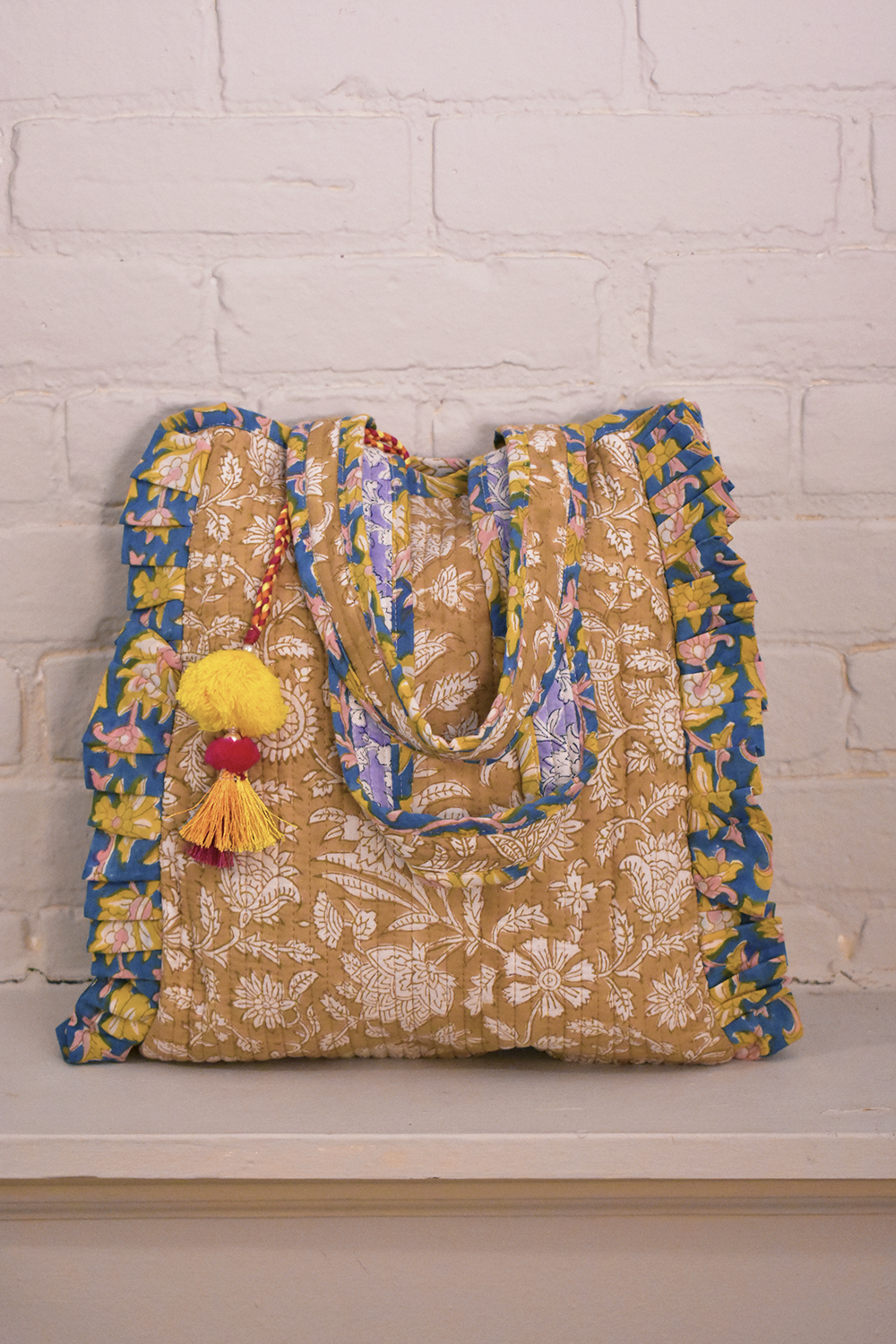 Chanda Frill Tote Bag