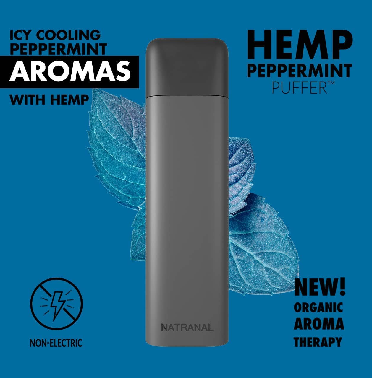 Natranal Peppermint Habit Replacement Oral Fixation Puffer to Replace Smoking or Vaping